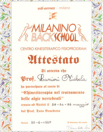 Kinesiterapia nel trattamento delle algie vertebrali